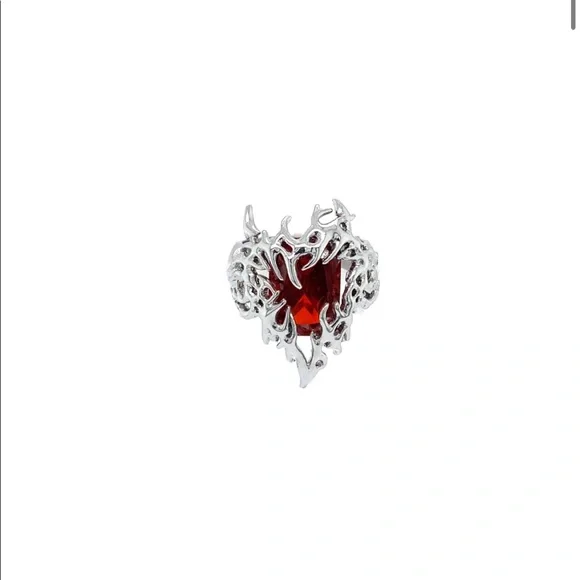 Dalmata ruby ring - Picture 3 of 4